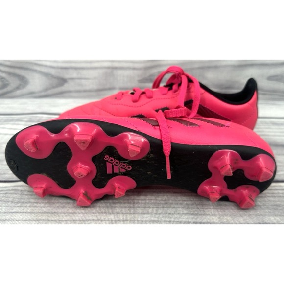 ADIDAS GOLETTO VIII FIRM GROUND SOCCER CLEATS  Youth Size 4.5  PINK / BLACK - Picture 8 of 8